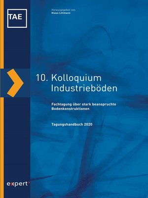 cover image of 10. Kolloquium Industrieböden